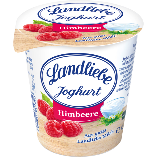 Landliebe Joghurt mit erlesenen Himbeeren 3,8 % Fett 150 g 