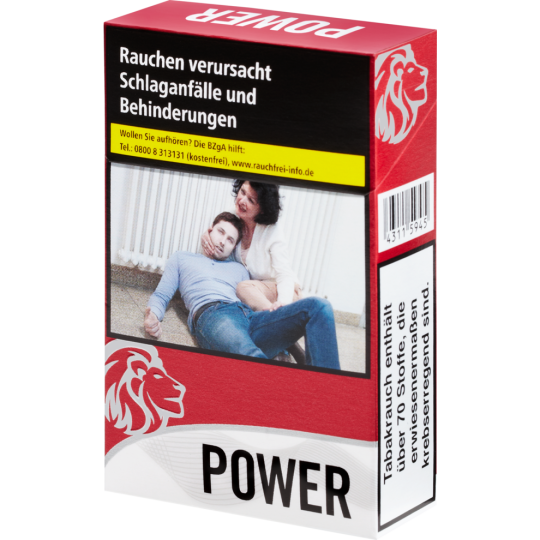POWER Red Original Pack Zigaretten 20 Stück 