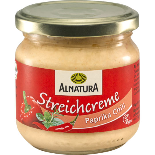 Alnatura Bio Streichcreme Paprika-Chili 180 g 