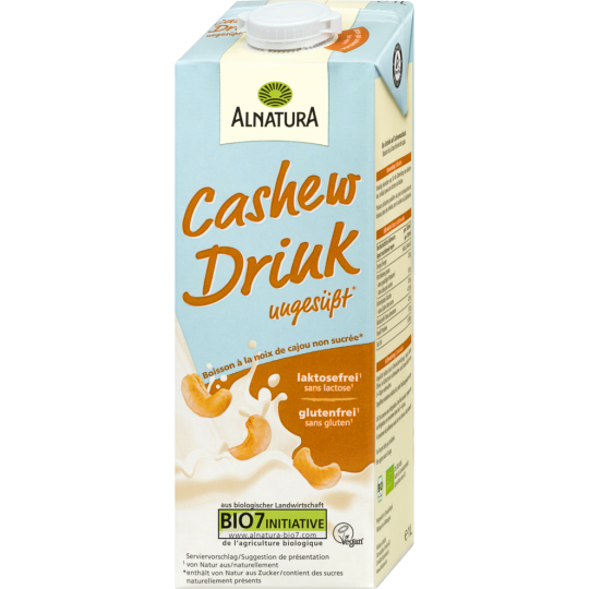 Alnatura Bio Cashew Drink ungesüßt 1 l 
