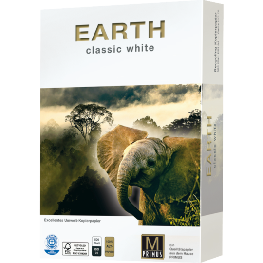 Primus Earth Kopierpapier classic white DIN A4 500 Blatt 