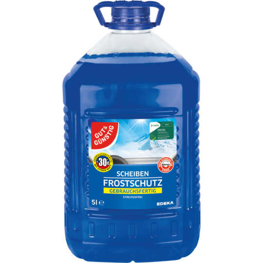 GUT&GÜNSTIG Scheiben Frostschutz Gebrauchsfertig, bis -30°C 5 l 