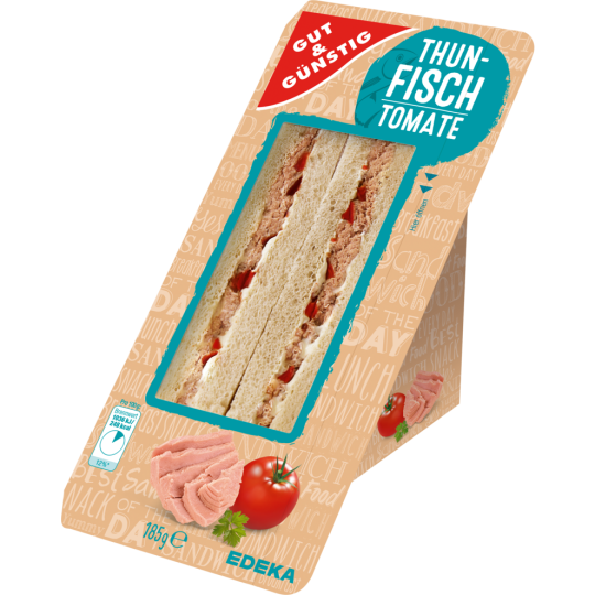 GUT & GÜNSTIG Sandwich Thunfisch-Tomate 185 g 