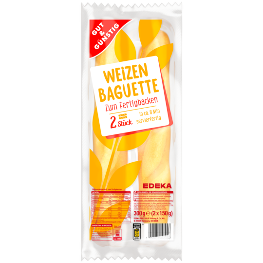 GUT&GÜNSTIG Weizenbaguette 300 g 
