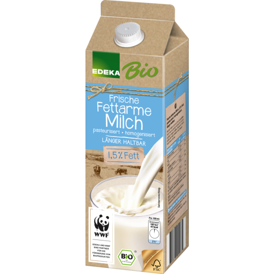 EDEKA Bio Frische fettarme Milch ESL 1 l 