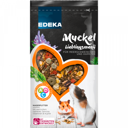 EDEKA Muckel Lieblingsmenü für Meerschweinchen & Hamster 1 kg 