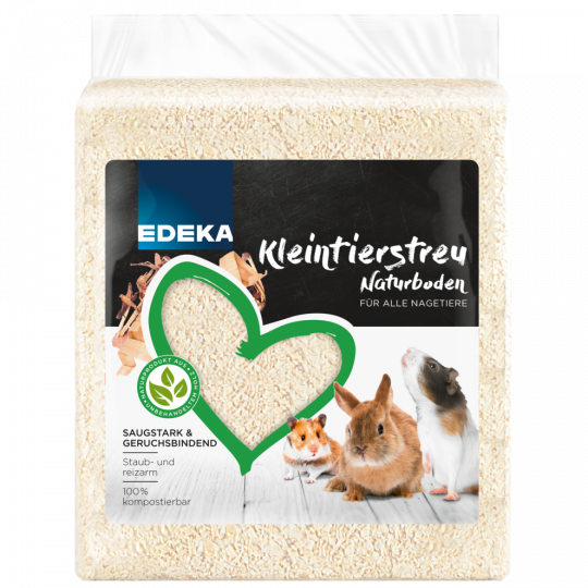EDEKA Kleintierstreu Naturboden für alle Nagetiere 15 l 