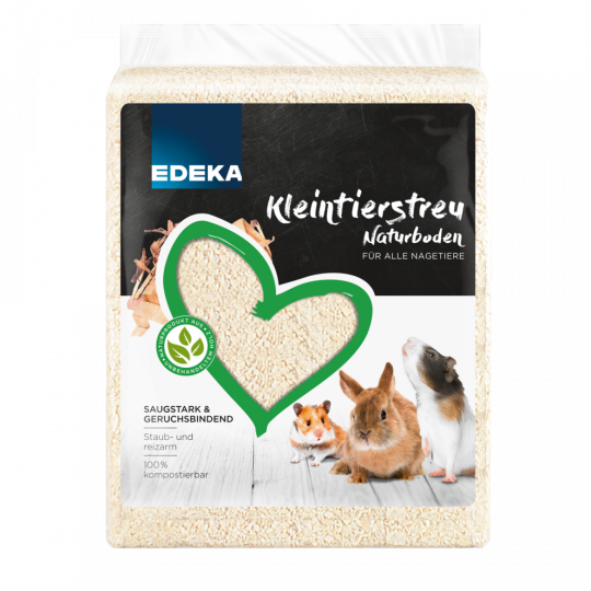 EDEKA Kleintierstreu Naturboden für alle Nagetiere 60 l 