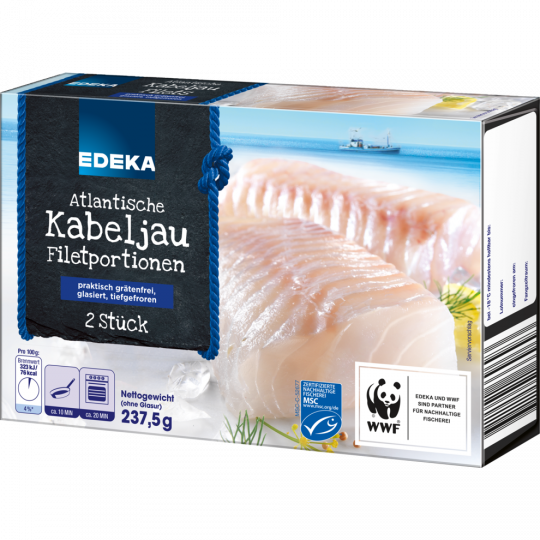 EDEKA Atlantische Kabeljaufilets 237,5 g 
