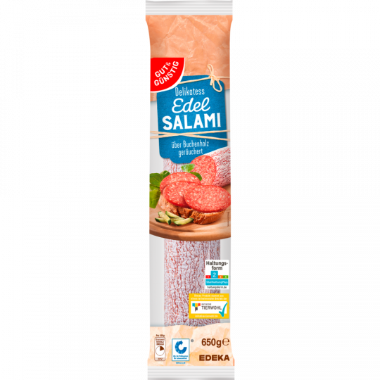 GUT&GÜNSTIG Edelsalami 650 g 