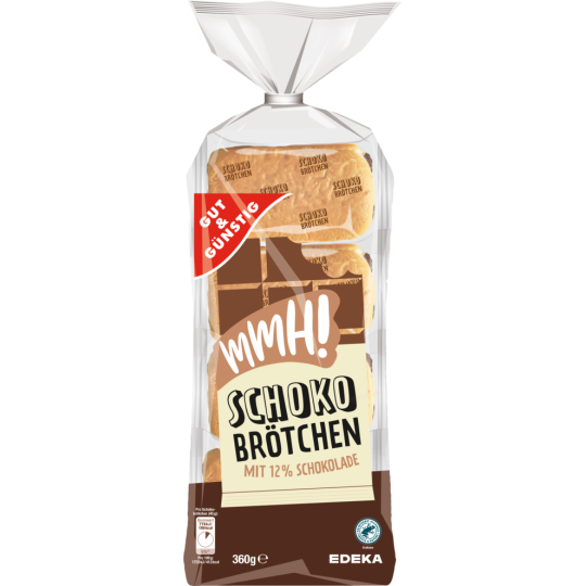 GUT&GÜNSTIG Schokobrötchen 360 g 