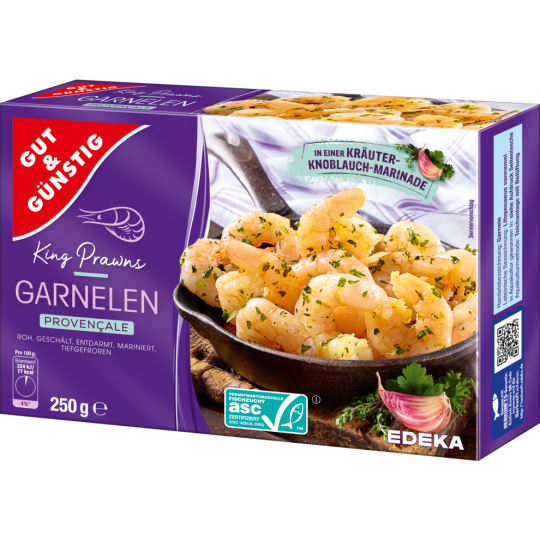 GUT&GÜNSTIG King Prawns Garnelen provençale 250 g 
