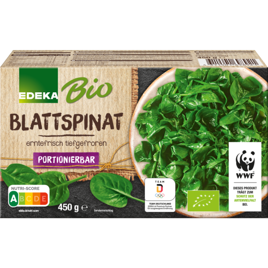 EDEKA Bio Blattspinat 450 g 
