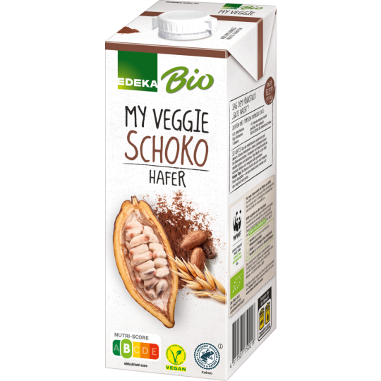 EDEKA Bio + Vegan Veganer Haferdrink Schoko 1 l 