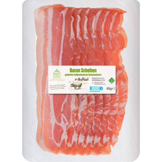 Hofglück Bacon Fächerschnitt 80 g 
