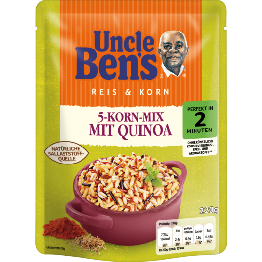 Uncle Ben's 5-Korn-Mix mit Quinoa 220 g 