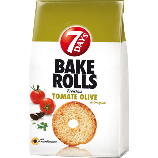 7 Days Bake Rolls Tomate, Olive & Oregano 250 g 
