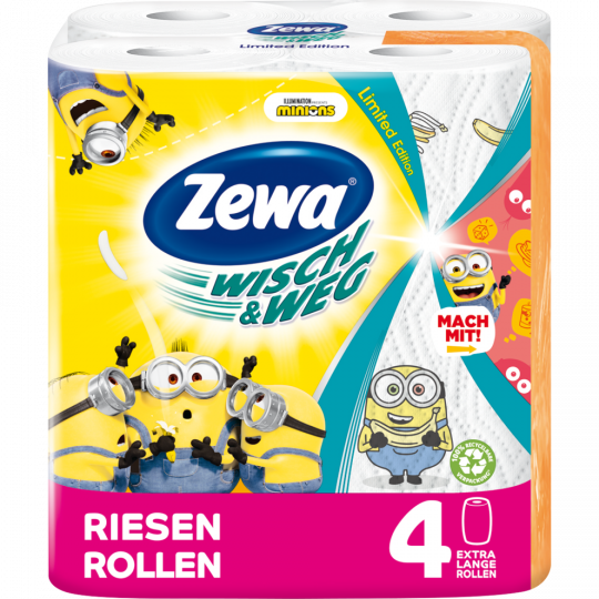 Zewa Wisch & Weg Minions 4 Rollen 
