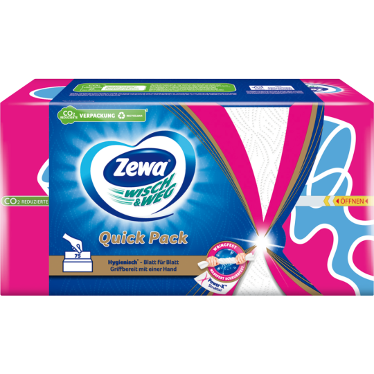 Zewa Wisch & Weg Quick Pack 75 Blatt 