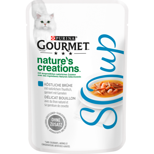 Purina Gourmet Crystal Soup Thunfisch und Garnelen 40 g 