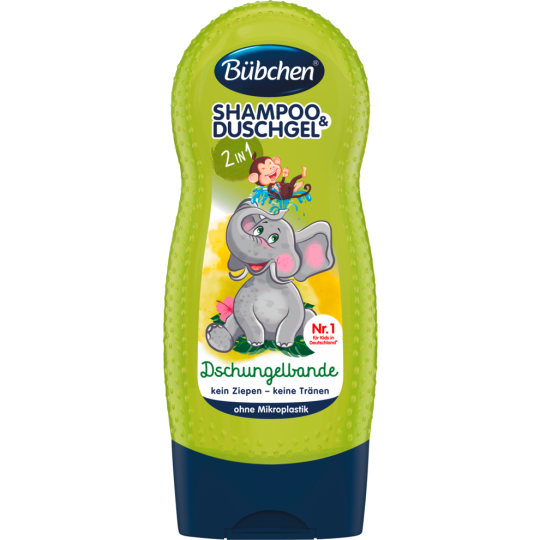 Bübchen 2 in 1 Shampoo & Duschgel Dschungelbande 230 ml 