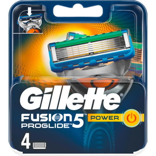Gillette Fusion5 ProGlide Power 4 Klingen 