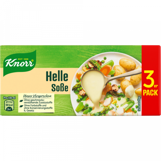 Knorr Helle Soße für 3 x 250 ml 