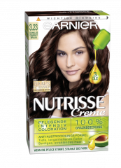 Garnier Nutrisse Creme Dauerhafte Pflege-Haarfarbe 3.23 dunkles diamant braun 