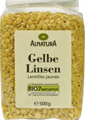 Alnatura Bio Gelbe Linsen 500 g 