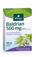 Kneipp Baldrian 500 mg 90 Stück 
