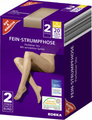 GUT&GÜNSTIG Fein-Strumpfhose 20den, 2er-Pack 