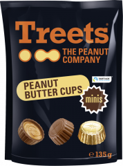 Treets Peanut Butter Cups Minis 135 g 