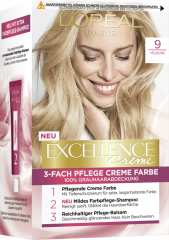L'ORÉAL Excellence 3-fach Pflege Creme Farbe 9 Hellblond 