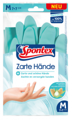 Spontex Handschuhe zarte Hände Gr. 7 - 7,5 M 
