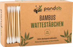 pandoo Bambus Wattestäbchen 200 Stück 