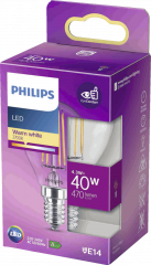 Philips LED Birne Tropfenform E14 40W 