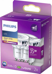 Philips LED Spot GU10 35W 2 Stück 