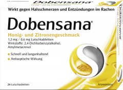 Dobensana Lutschtabletten Honig & Zitrone 24 Tabletten 