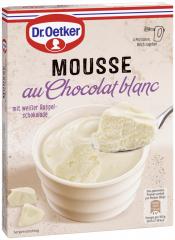 Dr.Oetker Mousse au Chocolat blanc für 250 ml 