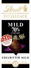 Lindt Excellence Edelbitter Mild 70 % Cacao 100 g 