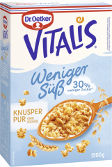 Dr.Oetker Vitalis Weniger Süß Knusper Pur 1,5 kg 
