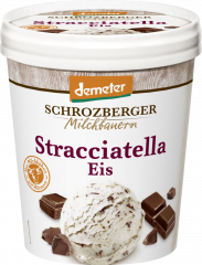 Schrozberger Milchbauern Demeter Stracciatella Eis 500 ml 