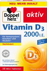 Doppelherz Vitamin D3 2000 I.E. 50 Tabletten 