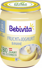 Bebivita Bio Frucht+Joghurt Banane ab 10. Monat 190 g 