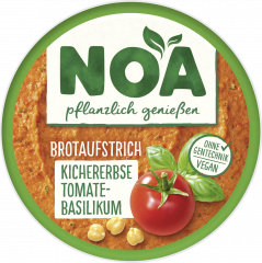 NOA Brotaufstrich Kichererbse Tomate-Basilikum 175 g 
