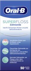 Oral-B Superfloss Zahnseide Fäden 50 Stück 