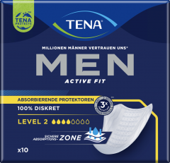 Tena Men Einlagen Active Fit Level 2 10 Stück 