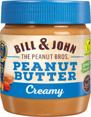 Bill & John Creamy Erdnussbutter 350 g 
