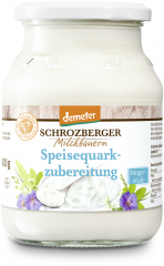 Schrozberger Milchbauern Demeter Speisequarkzubereitung 500 g 