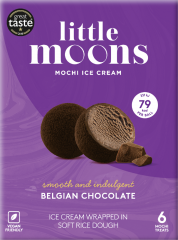 Little Moons Mochi Eis Belgische Schokolade vegan 192 ml 